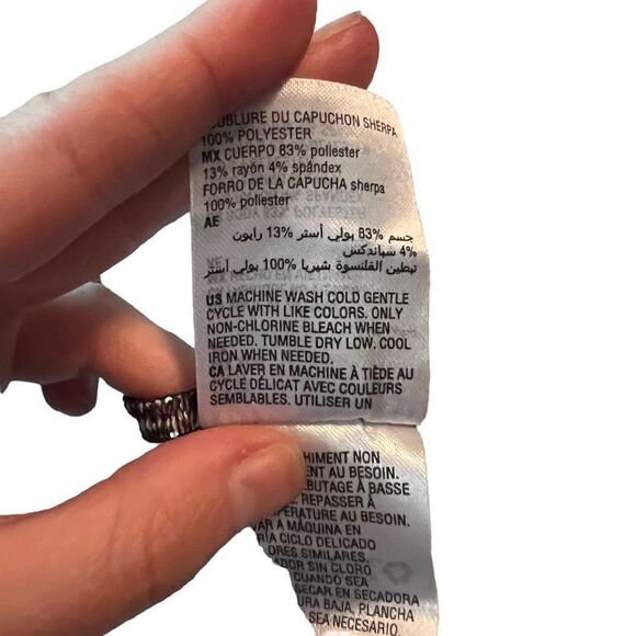 NWT! Ideology Sherpa hooded sweater‎ - Picture 6 of 13